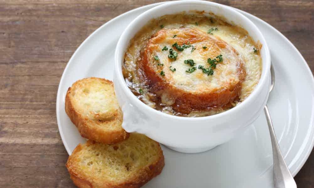 Soupe à l'Oignon | Γαλλική κρεμμυδόσουπα