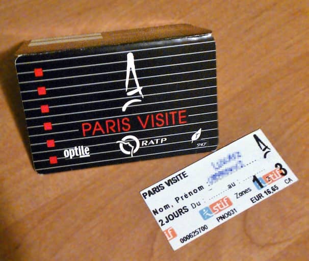 Ταξιδιωτική κάρτα Paris Visite